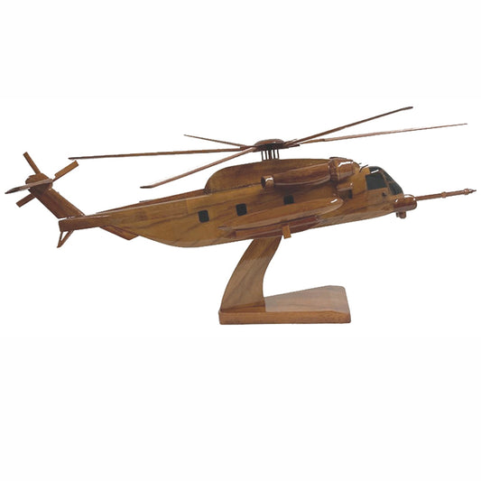 Sikorsky MH-53 Pave Low United States Air Force Special Operations Military Helicopter Executive Mahogany Model.