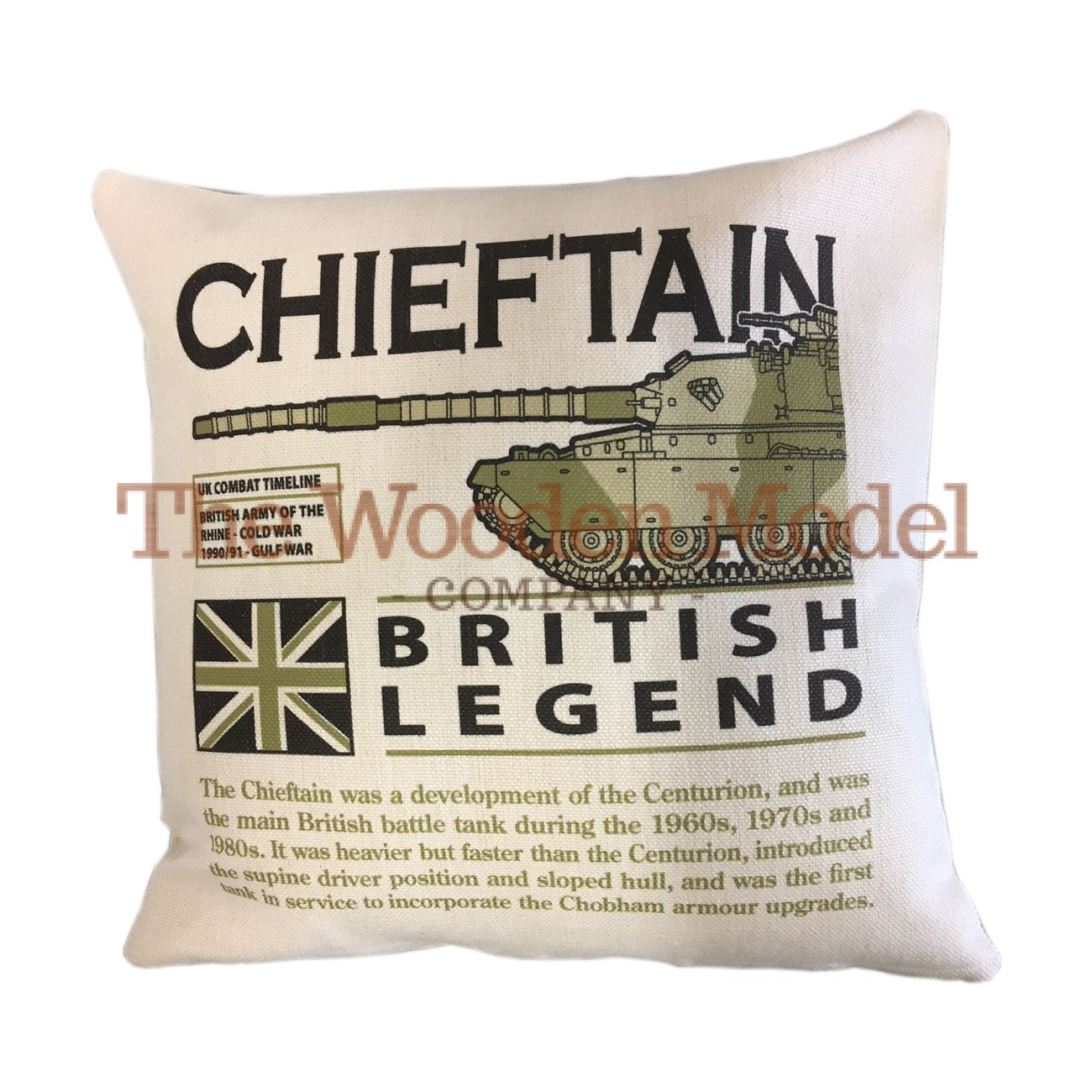 FV4201 Chieftain British Army Main Battle Tank Cushion Inner Included