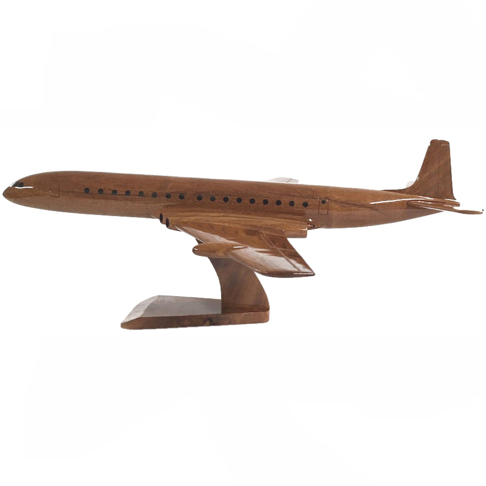 de Havilland DH 106 Comet RAF BOAC Dan Air British European Airways Civilian Military Jet Airliner Aircraft Wooden Desktop Model