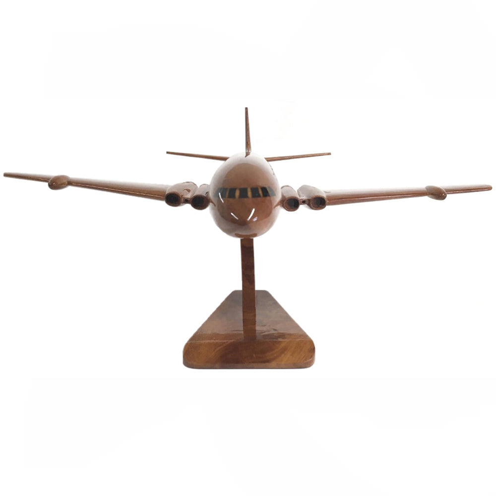 de Havilland DH 106 Comet RAF BOAC Dan Air British European Airways Civilian Military Jet Airliner Aircraft Wooden Desktop Model