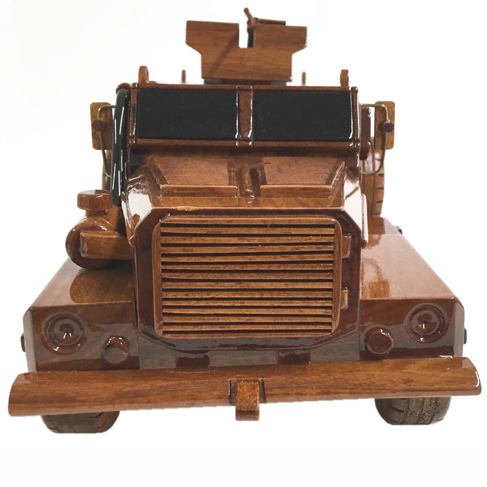 Cougar (MRAP) 6X6 - Military / Army Personnel Vehicle -Wooden Desktop Model.