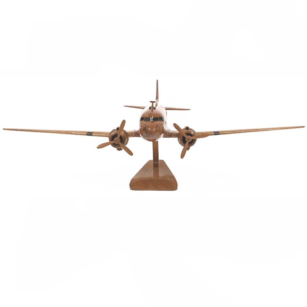 Douglas DC-3 Dakota C-47 Skytrain RAF USAF WWll Military Transport Aircraft Executive Desktop Model.