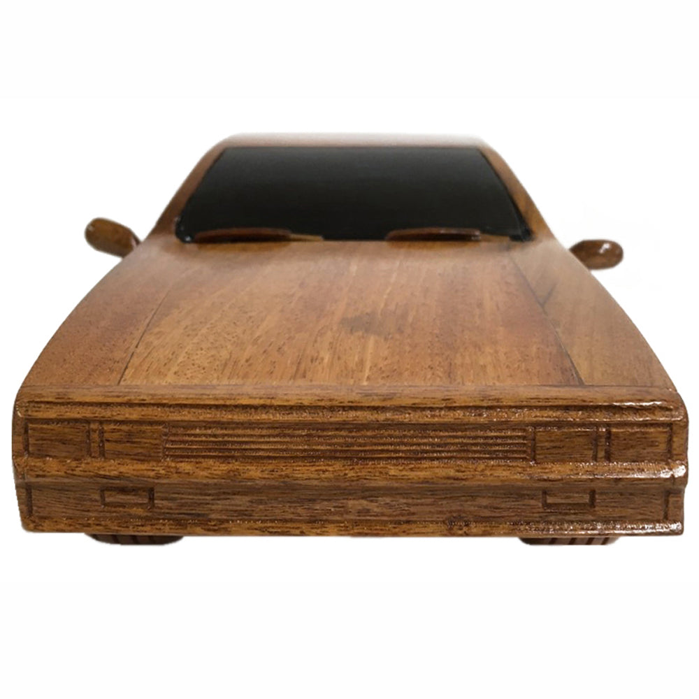 DeLorean DMC-12 2 Door Replica Wooden Desktop Sports Car.