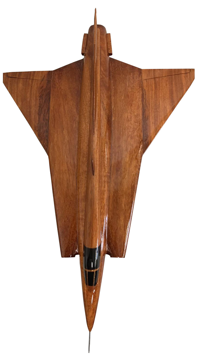 SAAB 35 Draken, Swedish Air Force, Austrian Air Force, Finish Air Force, RDAF, Military Fighter Supersonic Aircraft Desktop Mahogany Model.