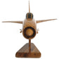 BACs English Electric Lightning RAF RSAF Interceptor Fighter Aircraft Wooden Desktop Model