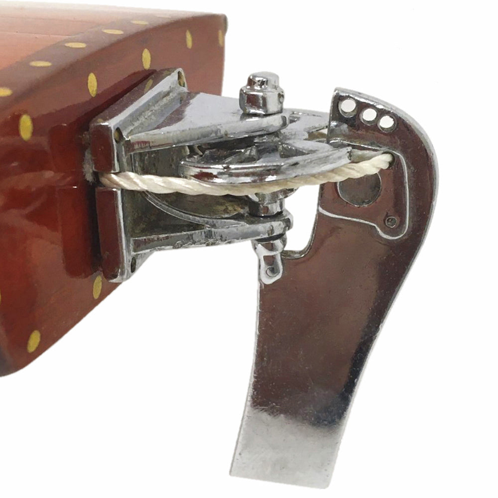 Ferrari Arno X1 Hydroplane Handcrafted World Speed Record Boat Wooden Model.