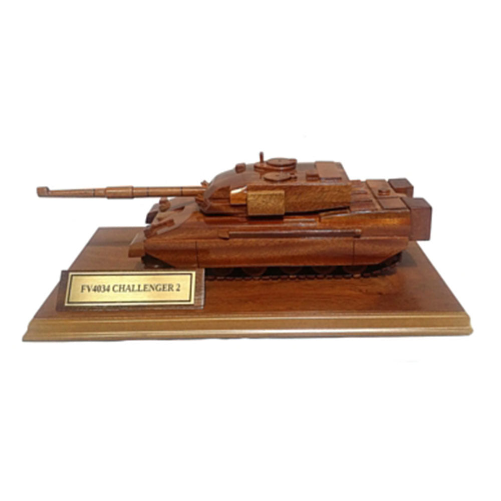 FV4034 Challenger 2 on a Wooden Plinth.