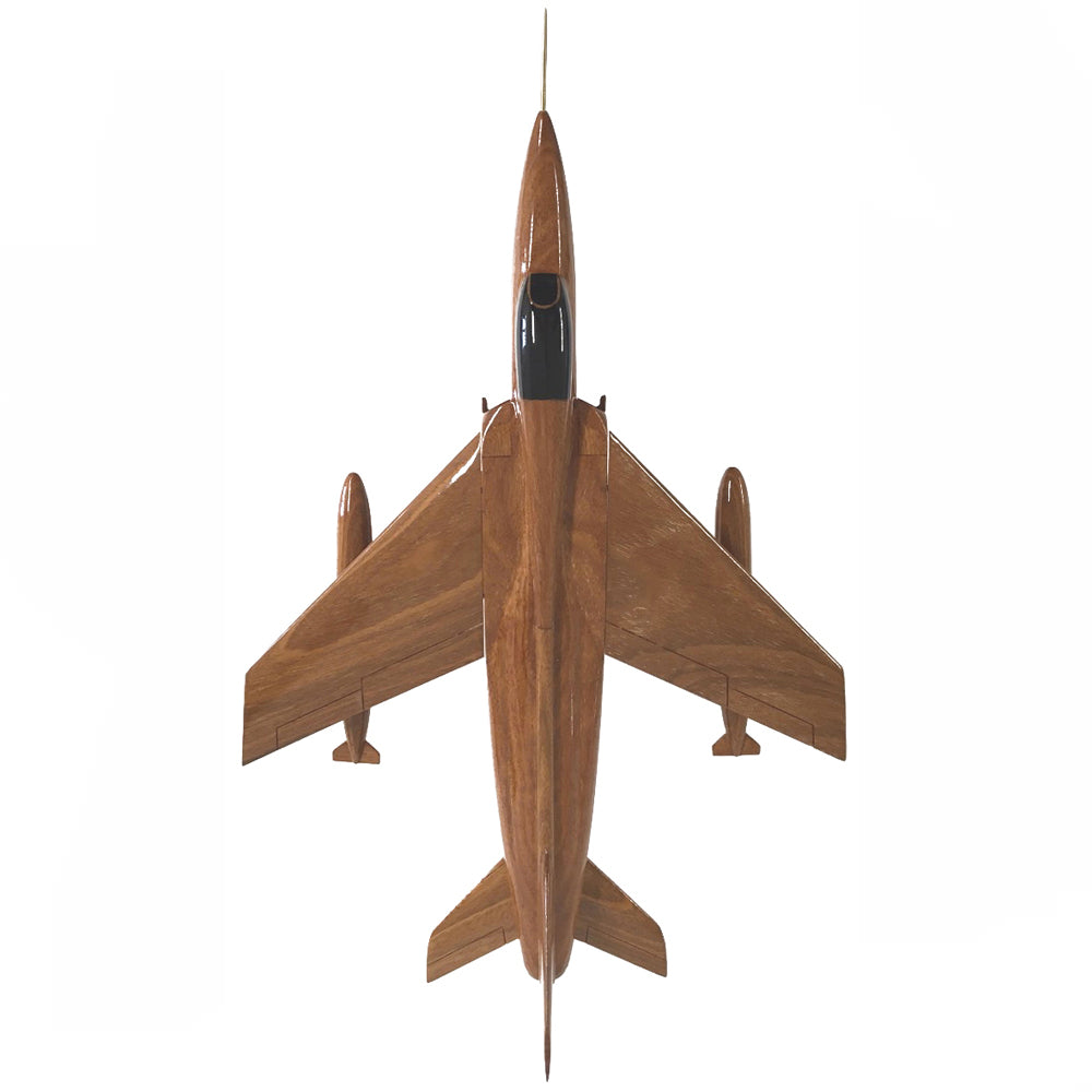 Folland Gnat Royal Air Force Cold War Military Fighter Aircraft Wooden Desktop Model