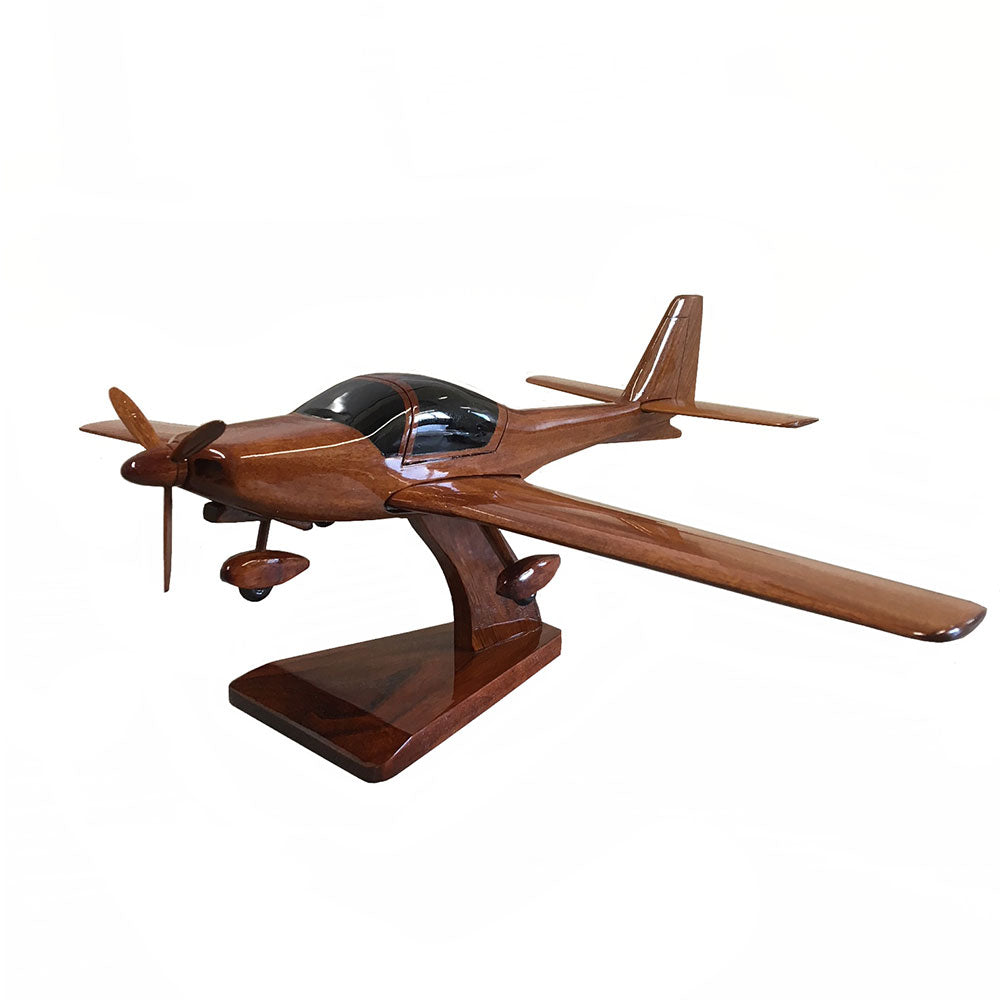 Grob G Tutor 15 Royal Air Force, Royal Navy Training Aircraft Wooden Desktop Model.