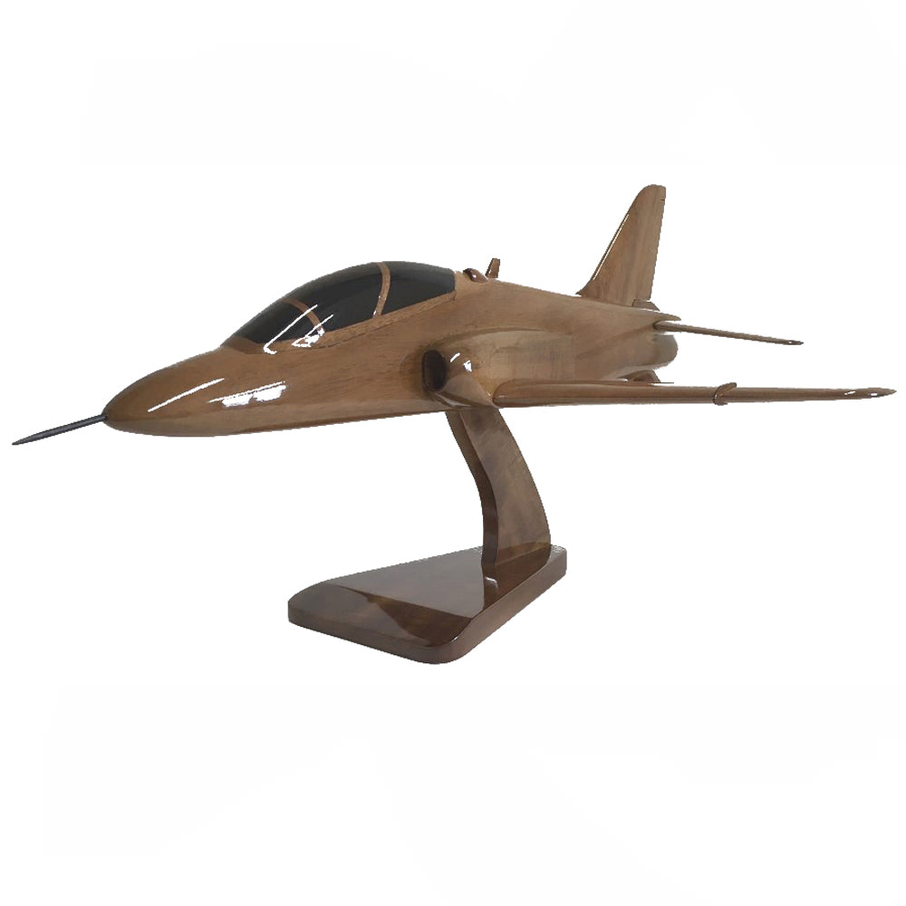 BAE Systems Hawk T1 RAF Indian Finnish Royal Australian Air Force Military Jet Trainer Aircraft Wooden Desktop Model.