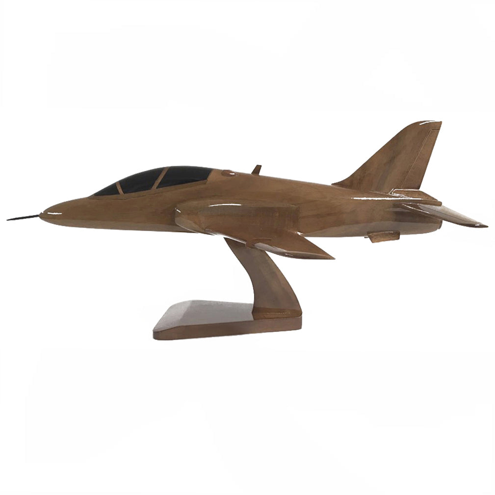 BAE Systems Hawk T1 RAF Indian Finnish Royal Australian Air Force Military Jet Trainer Aircraft Wooden Desktop Model.
