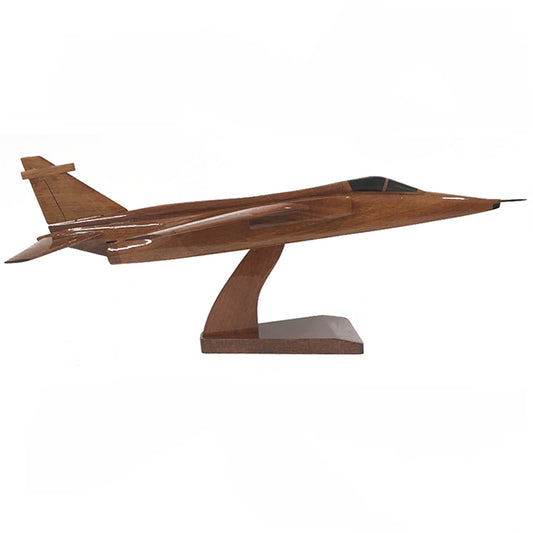SEPECAT Jaguar RAF FFAF IAF Supersonic Fighter Reconnaissance Trainer Aircraft Wooden Desktop Model