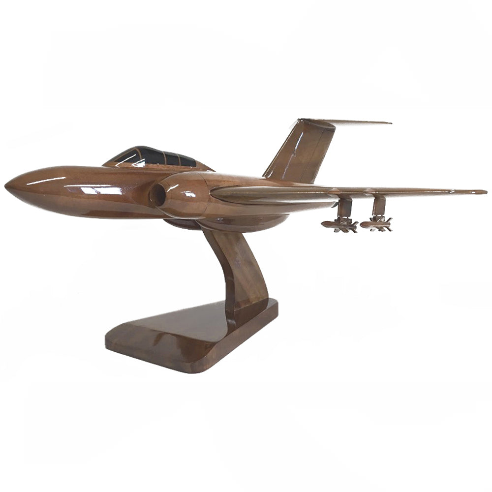 Gloster Javelin RAF T-Tailed Delta-Wing Subsonic Interceptor Military Aircraft Executive Wooden Desktop Model.