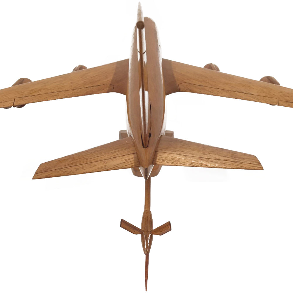 KC-135 Stratotanker USAF French Turkish Air Force Aerial Refueling Tanker Aircraft Wooden Desktop Model