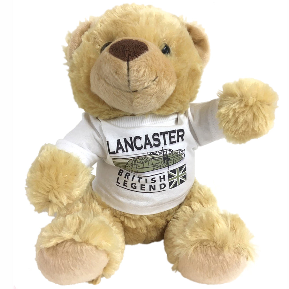 Avro Lancaster RAF RCAF RAAF WW11 Four Engine Heavy Bomber Aircraft Mumbles Brown Teddy Bear