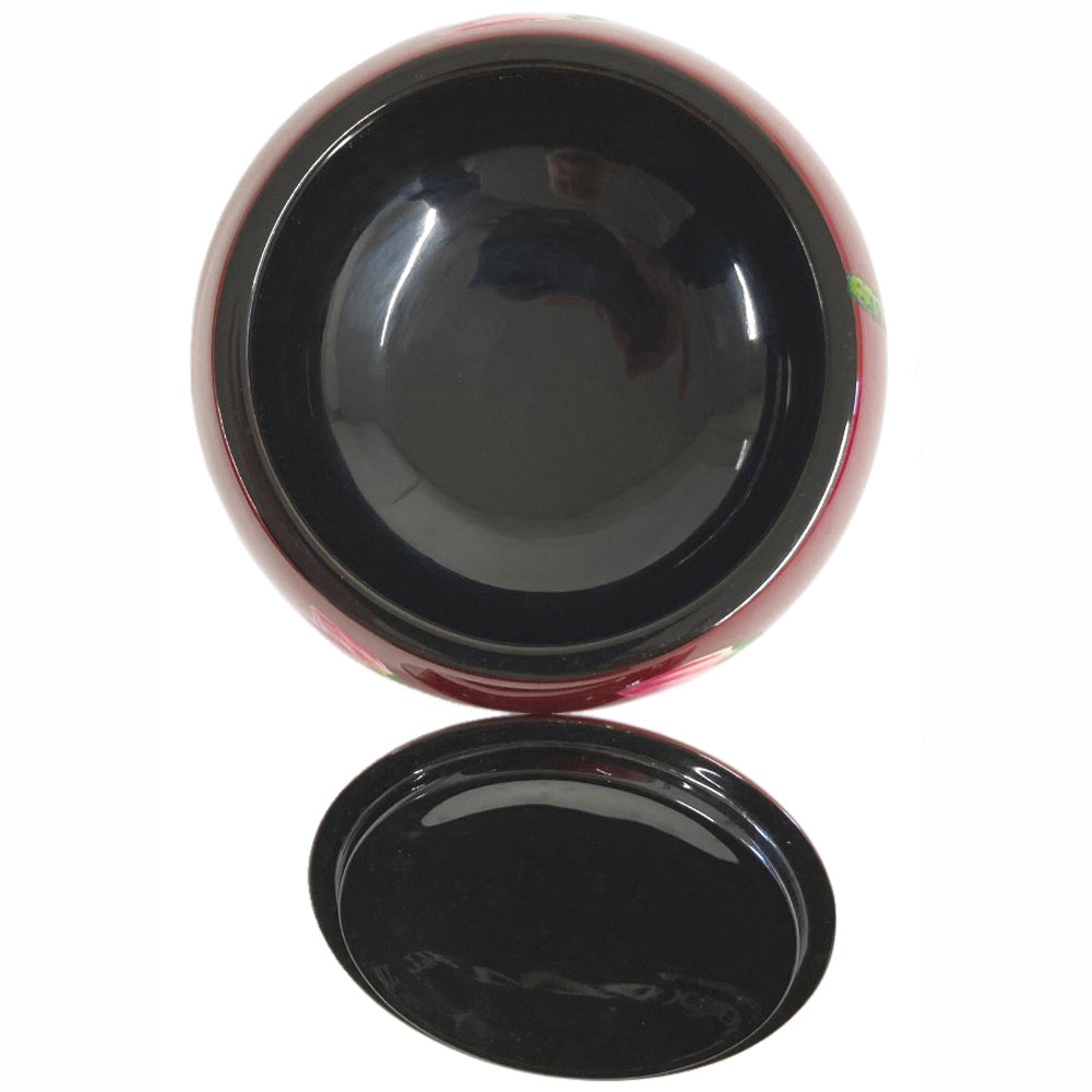 Oriental Wooden Bowl - Red