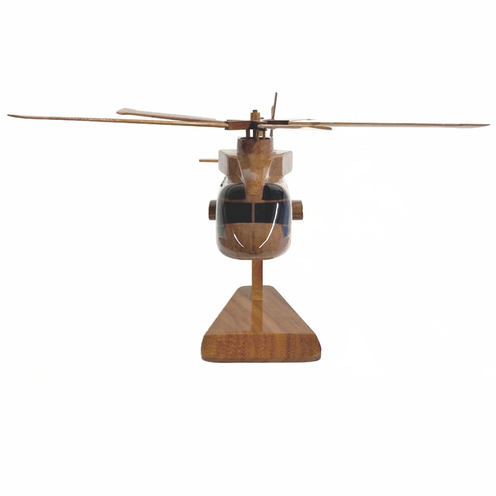 AgustaWestland AW101 Merlin Mk2 Helicopter Wooden Desktop Model