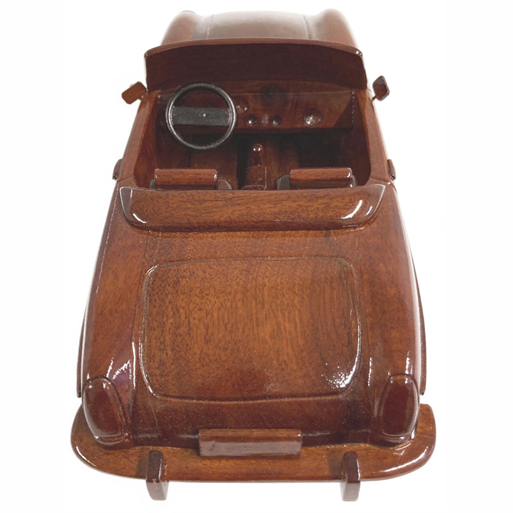 MG Midget British Sports Car Soft Top Wooden Desk Top Executive Model.