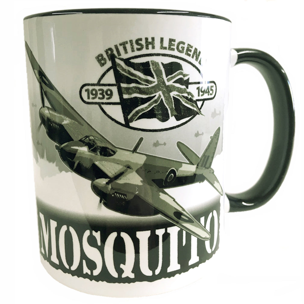 de Havilland DH 98 Mosquito RAF RCAF RAAF USAF WW11 Multirole Fighter Bomber Aircraft Action Mug