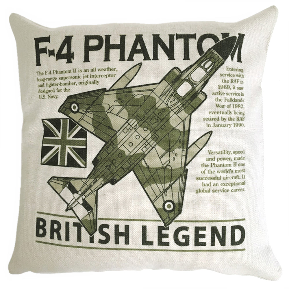 McDonnell Douglas F 4 Phantom II RAF USAF USMC USN Interceptor Fighter Bomber Aircraft Green Cushion Inner Included