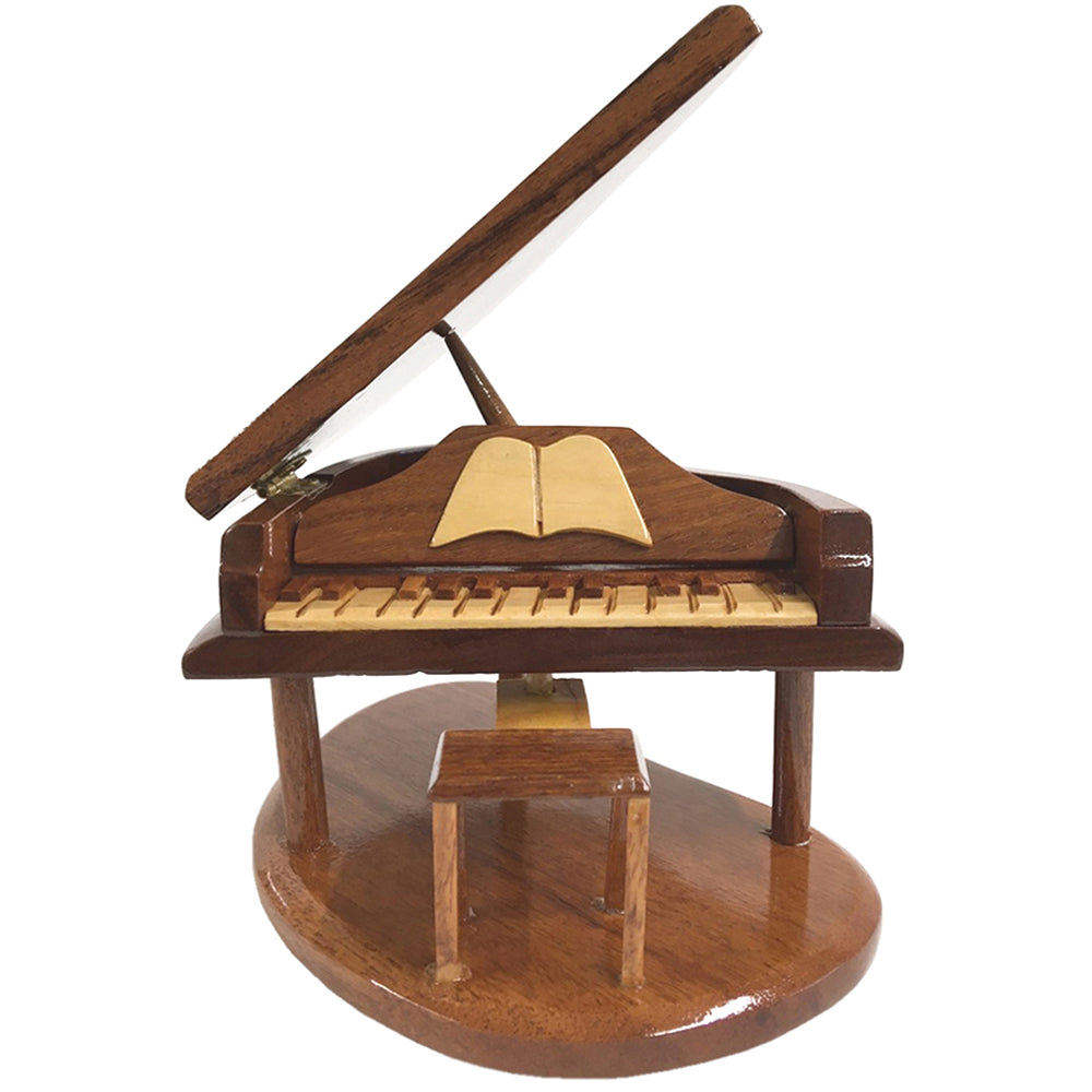 Grand Piano With Opening Lid Desktop Model.