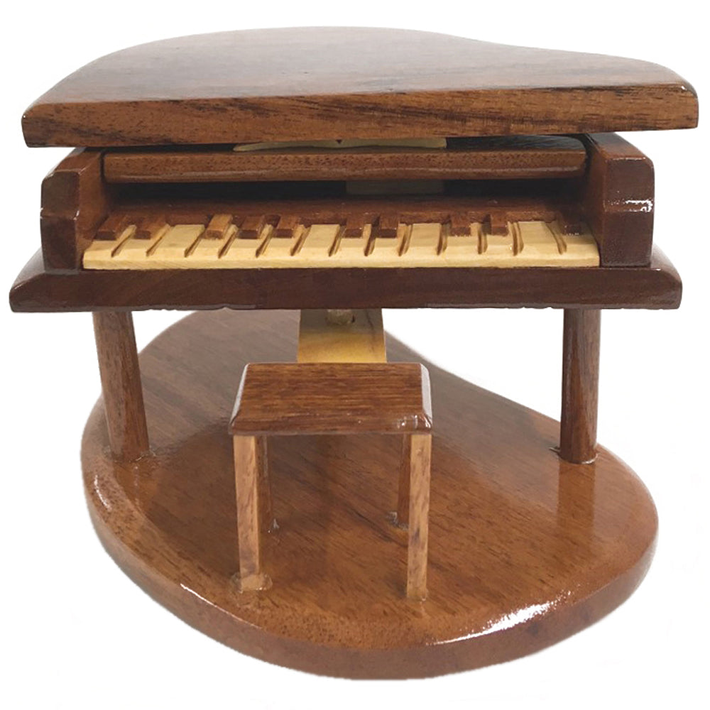 Grand Piano With Opening Lid Desktop Model.