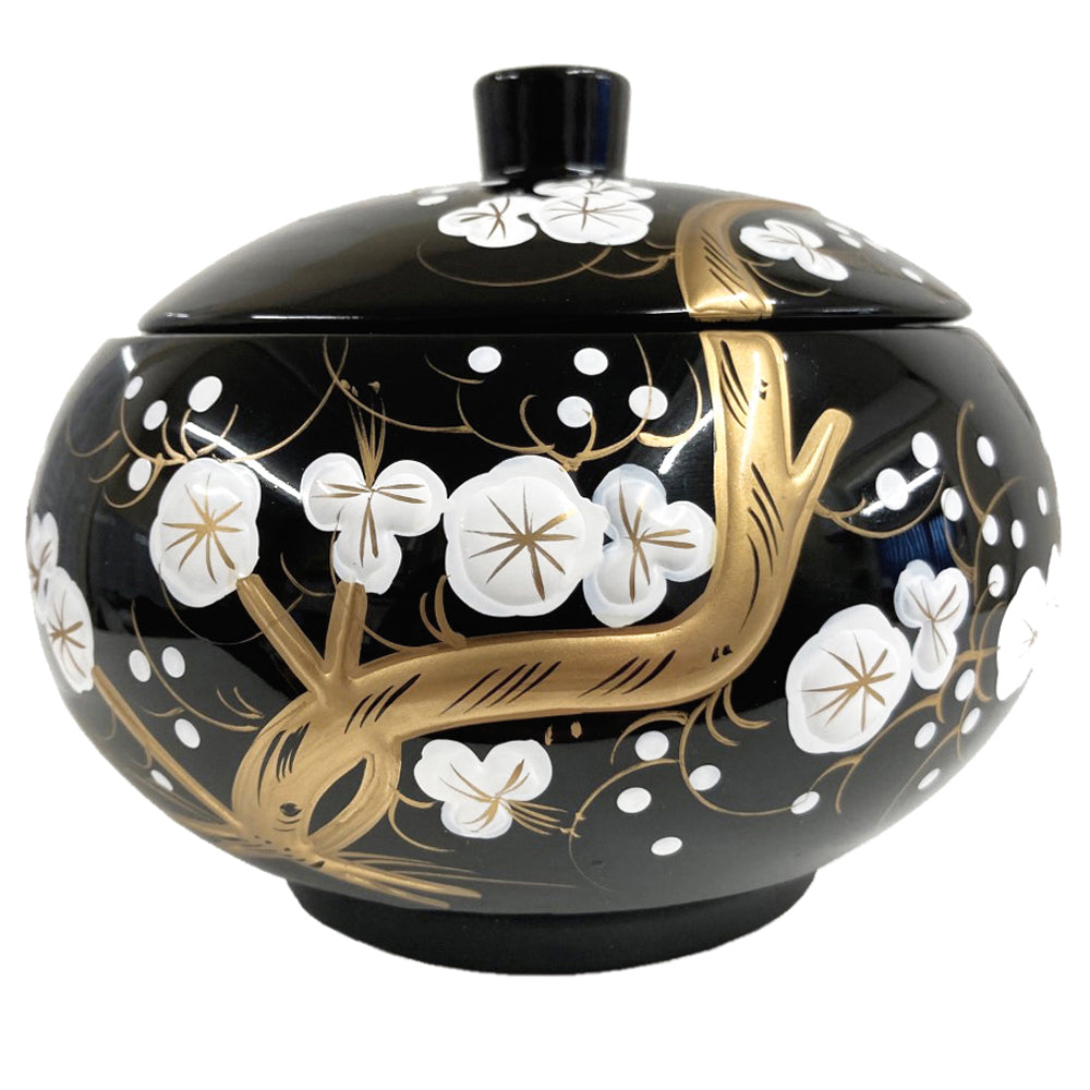 Oriental Wooden Bowl - Black