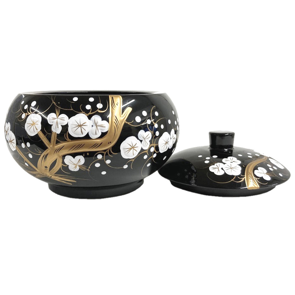 Oriental Wooden Bowl - Black