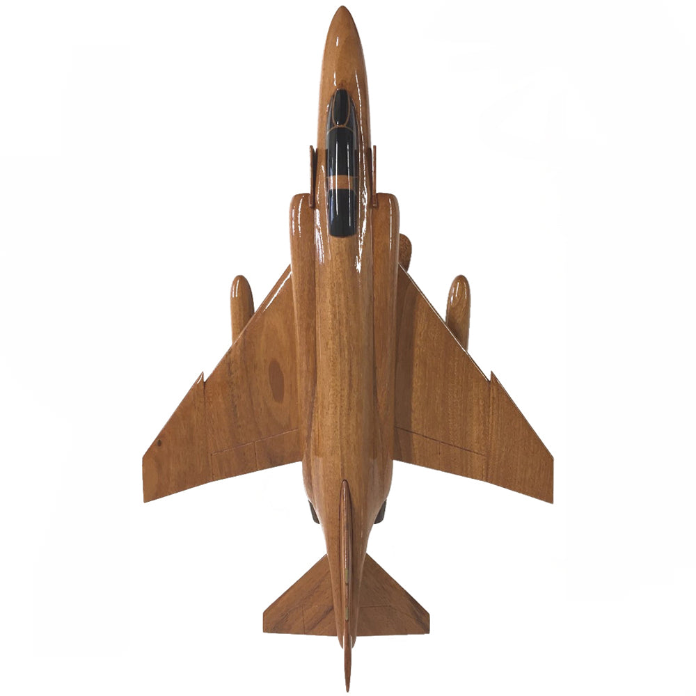 McDonnell Douglas F-4 Phantom II RAF USAF USMC USN Interceptor Fighter Bomber Aircraft Wooden Desktop Model
