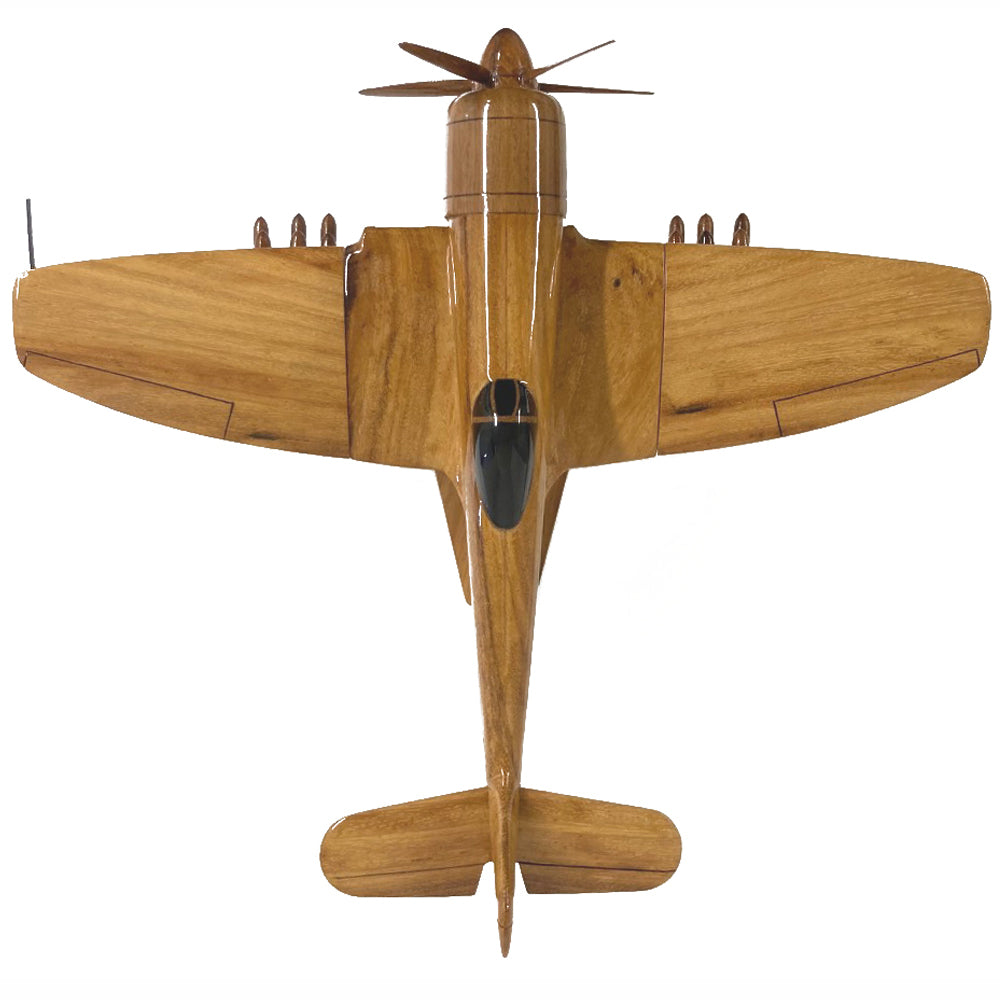 Hawker Sea Fury RN RAN RCN HNLMS Naval Fighter Bomber Aircraft Wooden Desktop Model