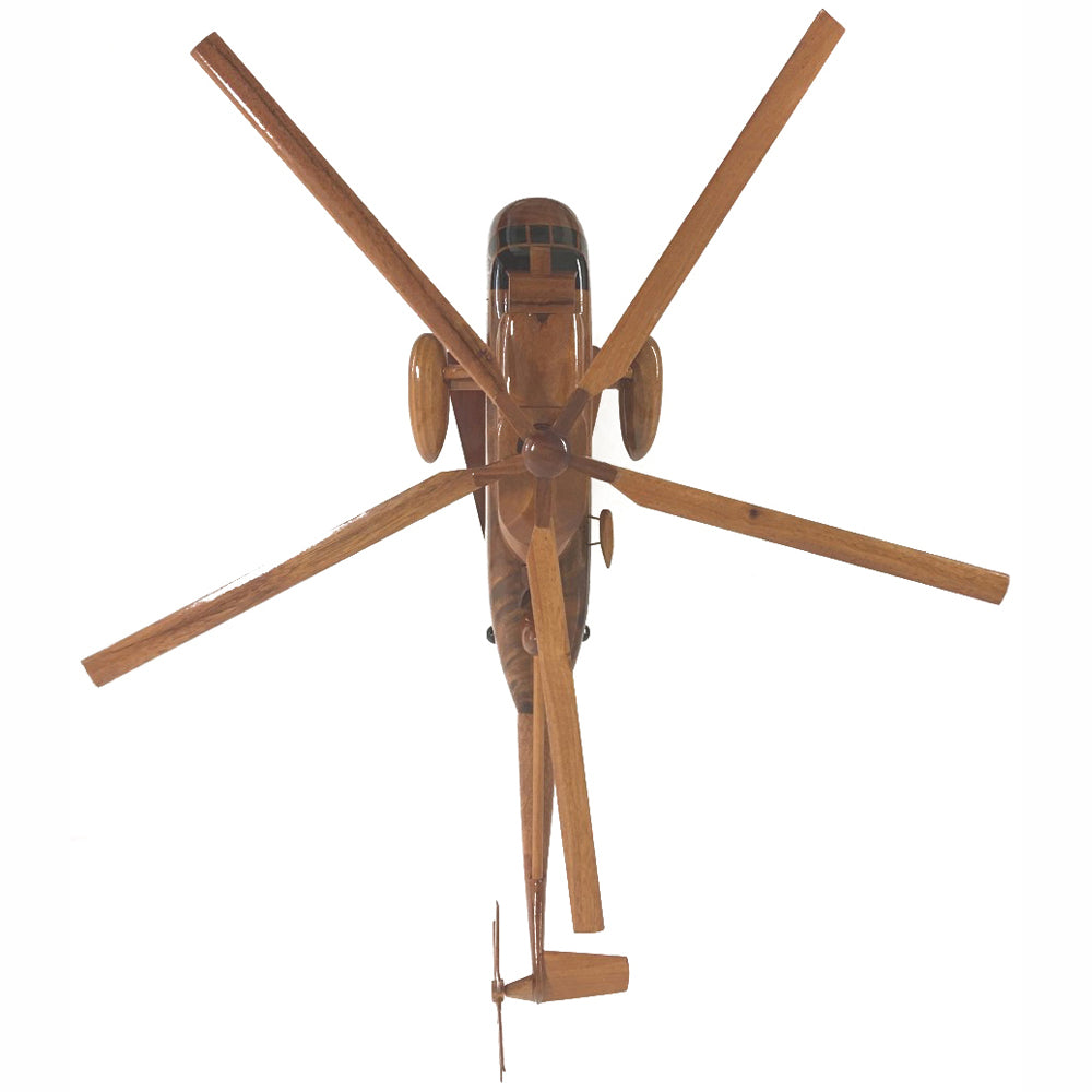 Westland Sea King MK3 Royal Navy RAF Medium Lift Transport Utility Helicopter Wooden Desktop Model
