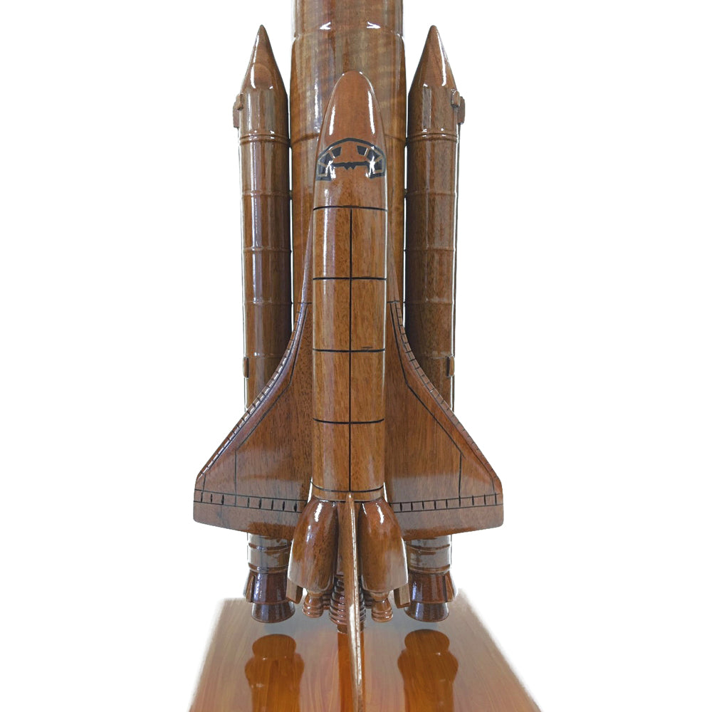 Space Shuttle & Booster On Take Off Desktop Model.