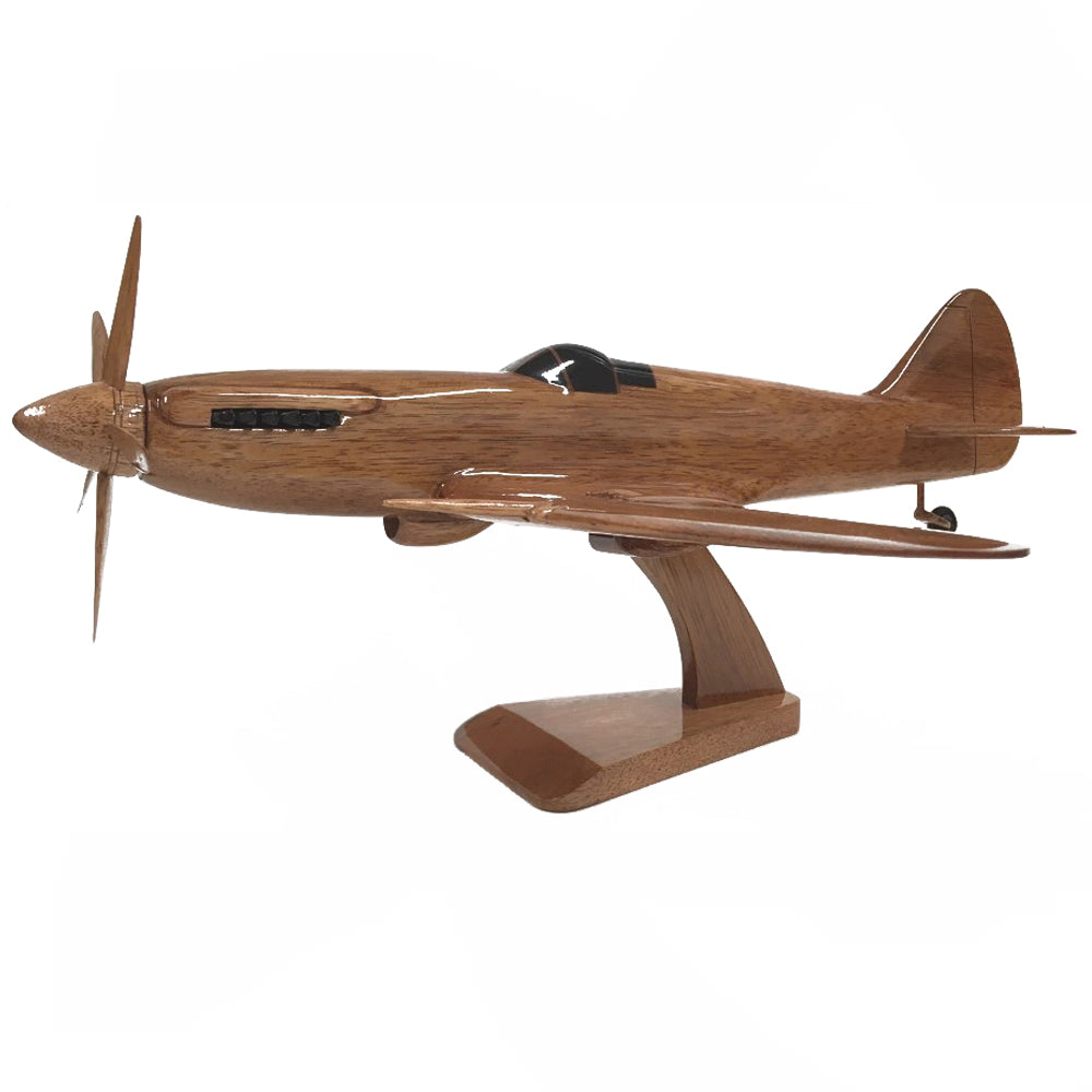 Supermarine Spitfire Royal Air Force Battle Of Britain WW2 Fighter Aircraft Wooden Desktop Model