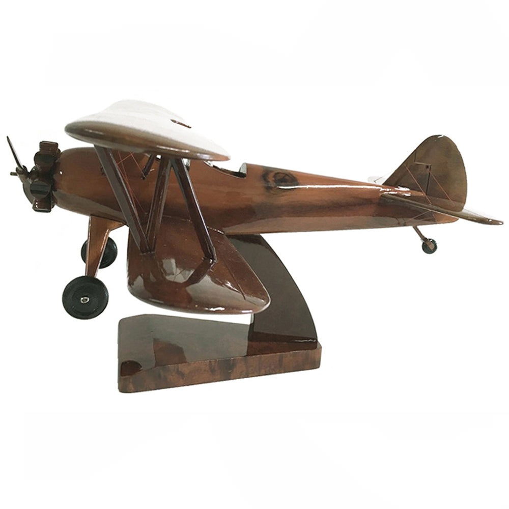 Stearman 75 Biplane Military Trainer Aircraft Model.
