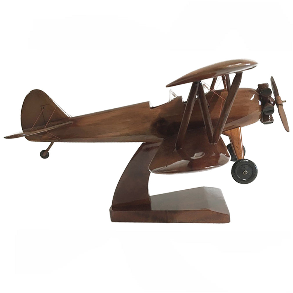 Stearman 75 Biplane Military Trainer Aircraft Model.