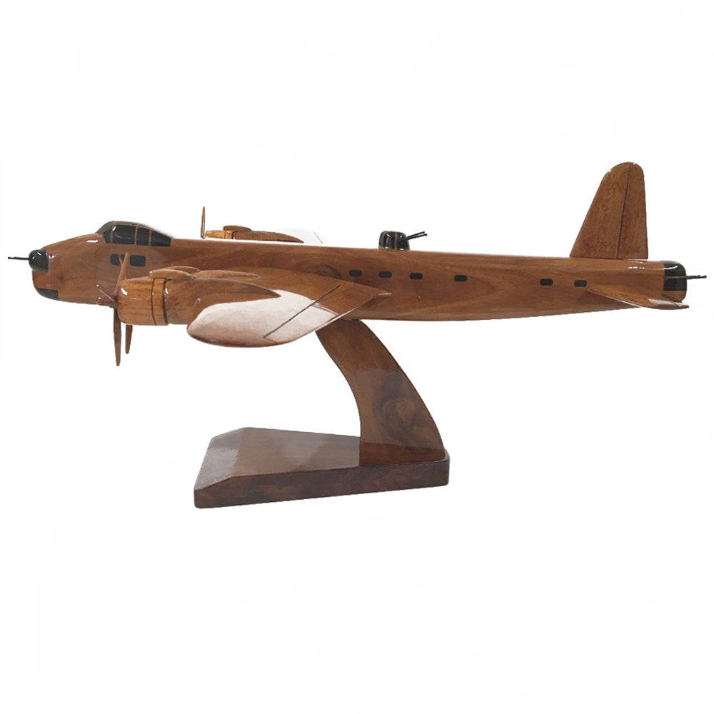 Short Stirling RAF Egyptian Air Force WWII Four Engine Heavy Military Bomber Glider Tugs Aircraft Wooden Desktop Model