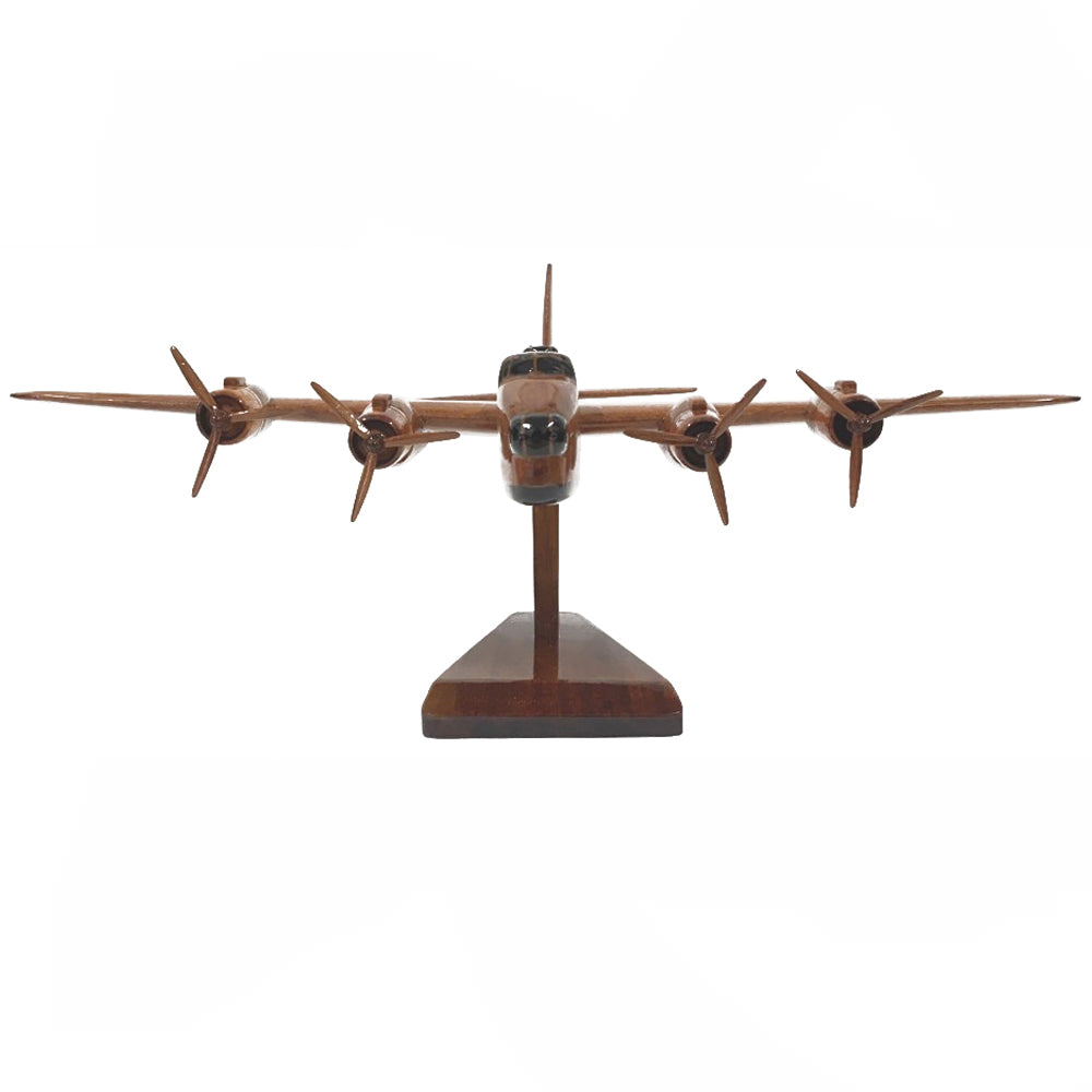 Short Stirling RAF Egyptian Air Force WWII Four Engine Heavy Military Bomber Glider Tugs Aircraft Wooden Desktop Model