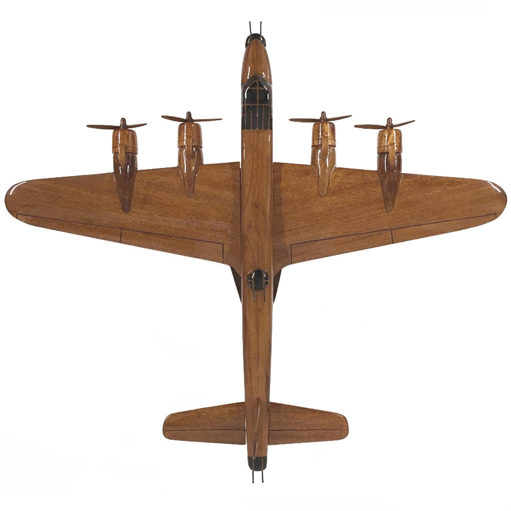Short Stirling RAF Egyptian Air Force WWII Four Engine Heavy Military Bomber Glider Tugs Aircraft Wooden Desktop Model