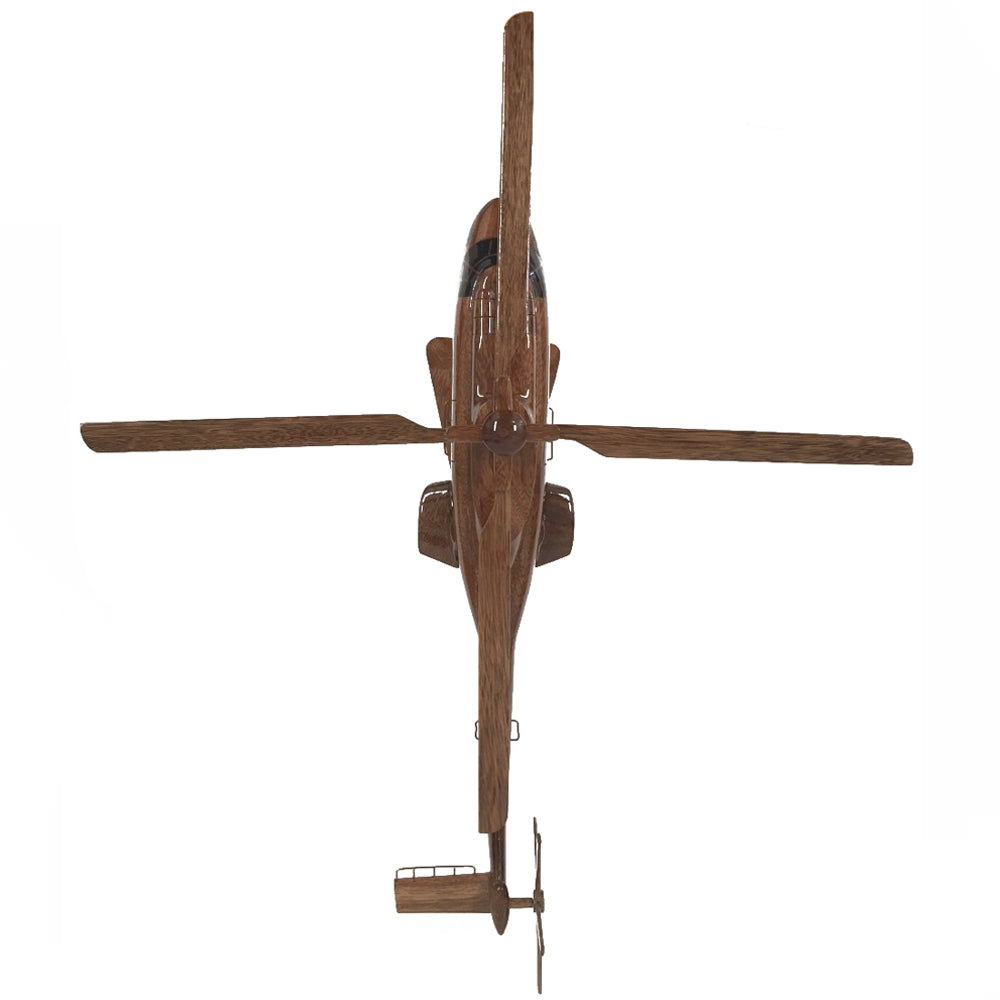 AS 332 Super Puma Airbus Helicopters H215 French Spanish Air Force Medium Utility Transport Helicopter Wooden Desktop Model