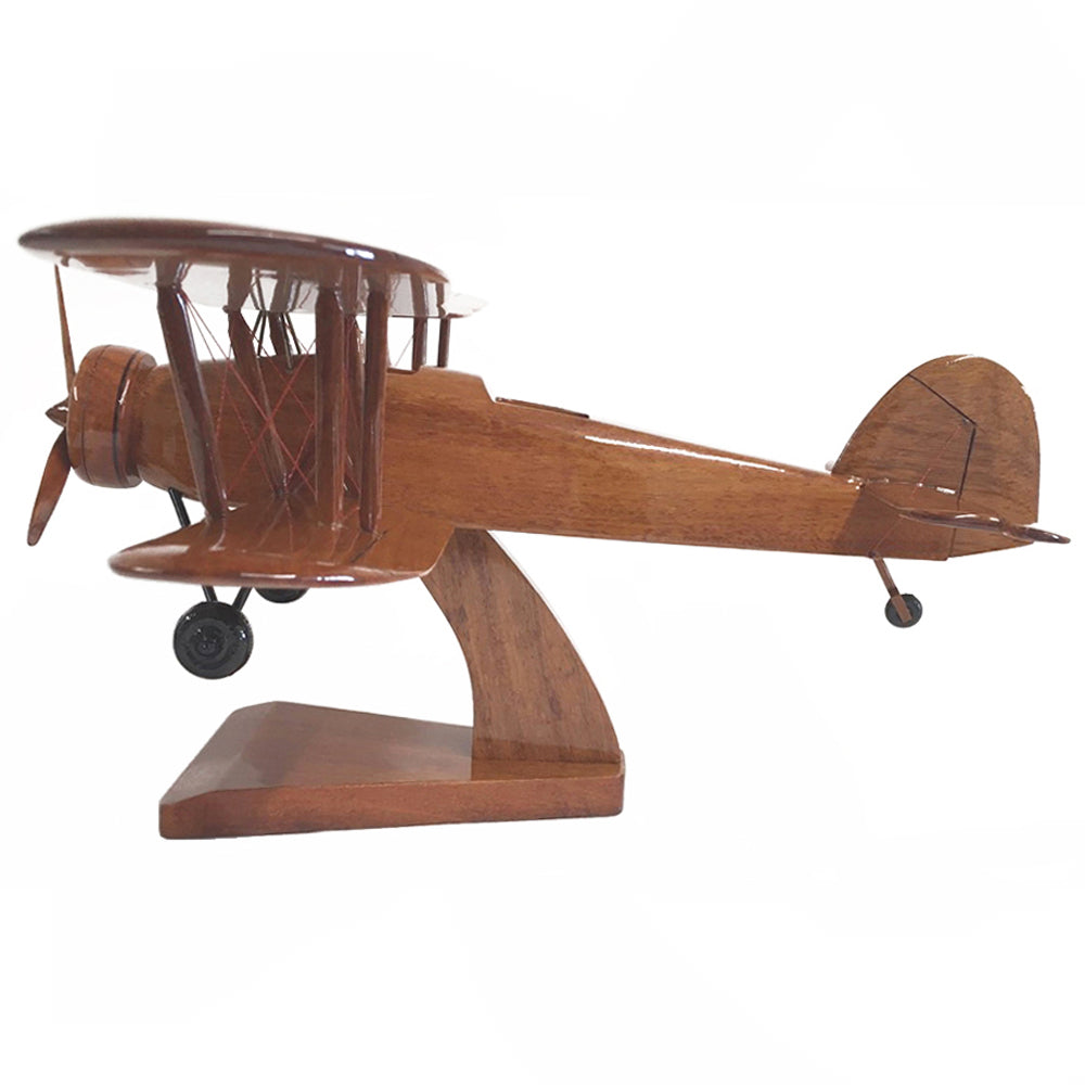 Fairey Swordfish RN/RAF/RCAF/RNN Biplane Torpedo Bomber Aircraft Wooden Desktop Model.