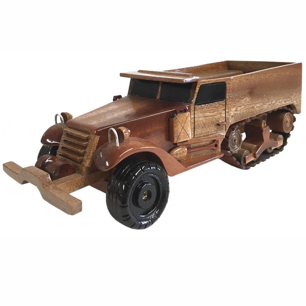 M3 Half-Track American United States Army World War Two Armored Personnel Carrier Model.