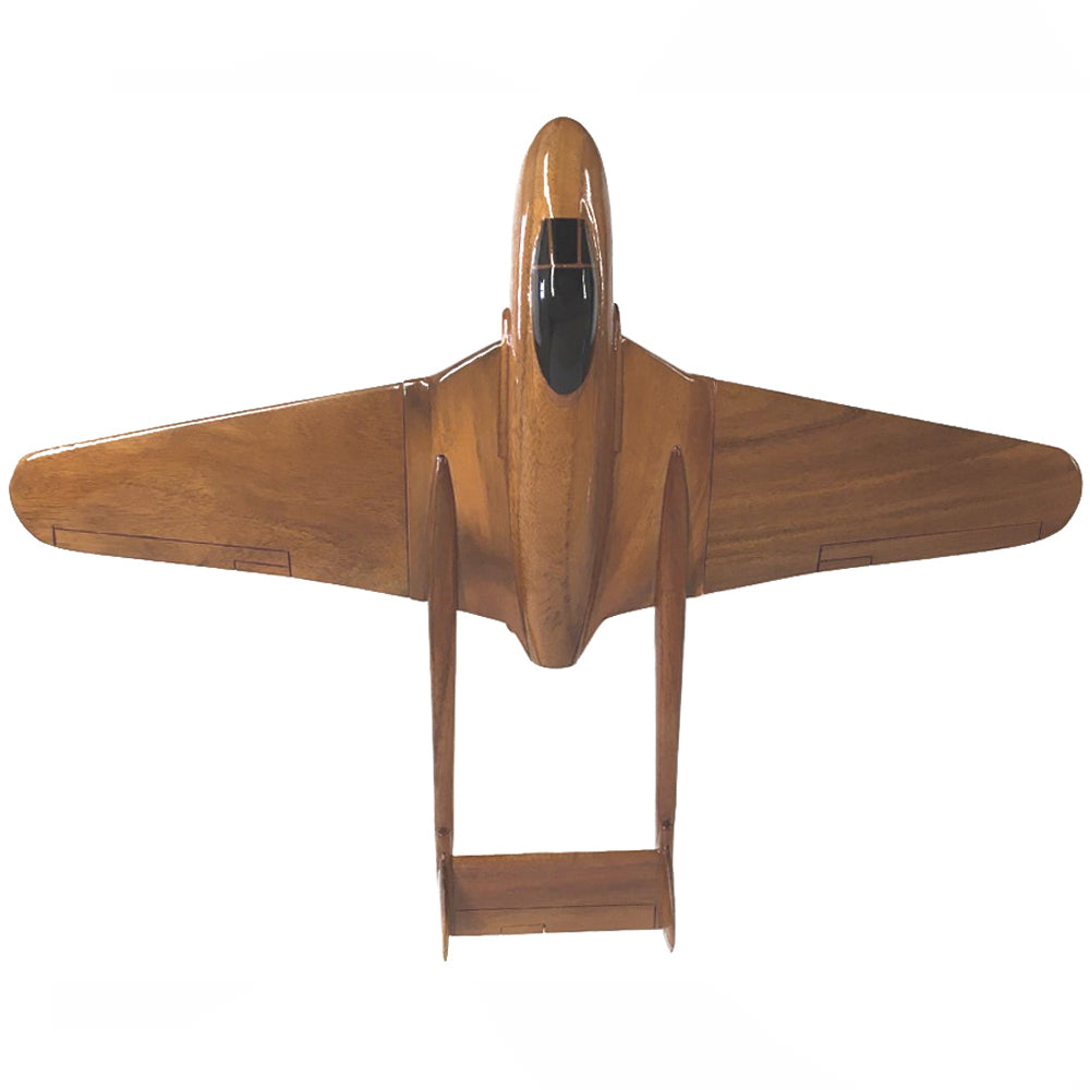 de Havilland Vampire Royal Air Force, Royal Navy Fighter/Bomber Jet Aircraft Desktop Model.
