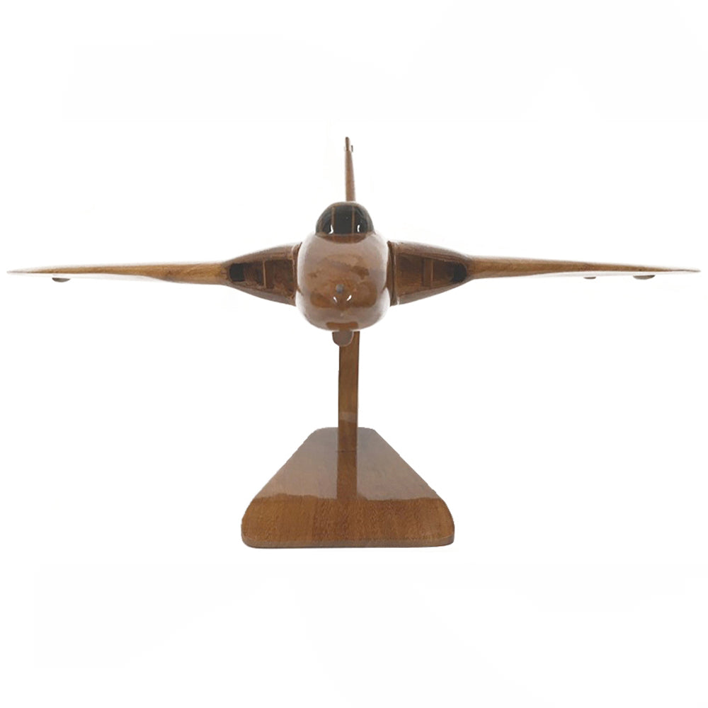 Avro Vulcan RAF High Altitude Strategic Bomber Aircraft Wooden Desktop Model