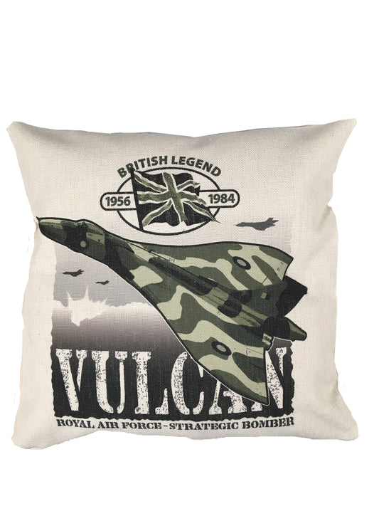 Avro Vulcan RAF High Altitude Strategic Bomber Aircraft Action Cushion Inner Included