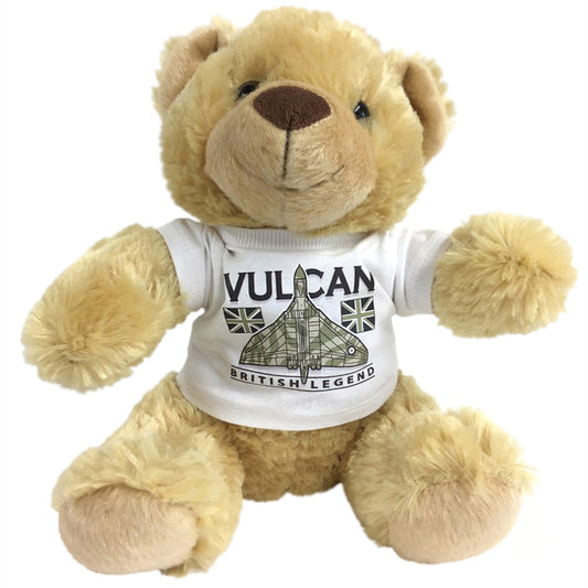Avro Vulcan RAF High Altitude Strategic Bomber Aircraft Mumbles Brown Teddy Bear