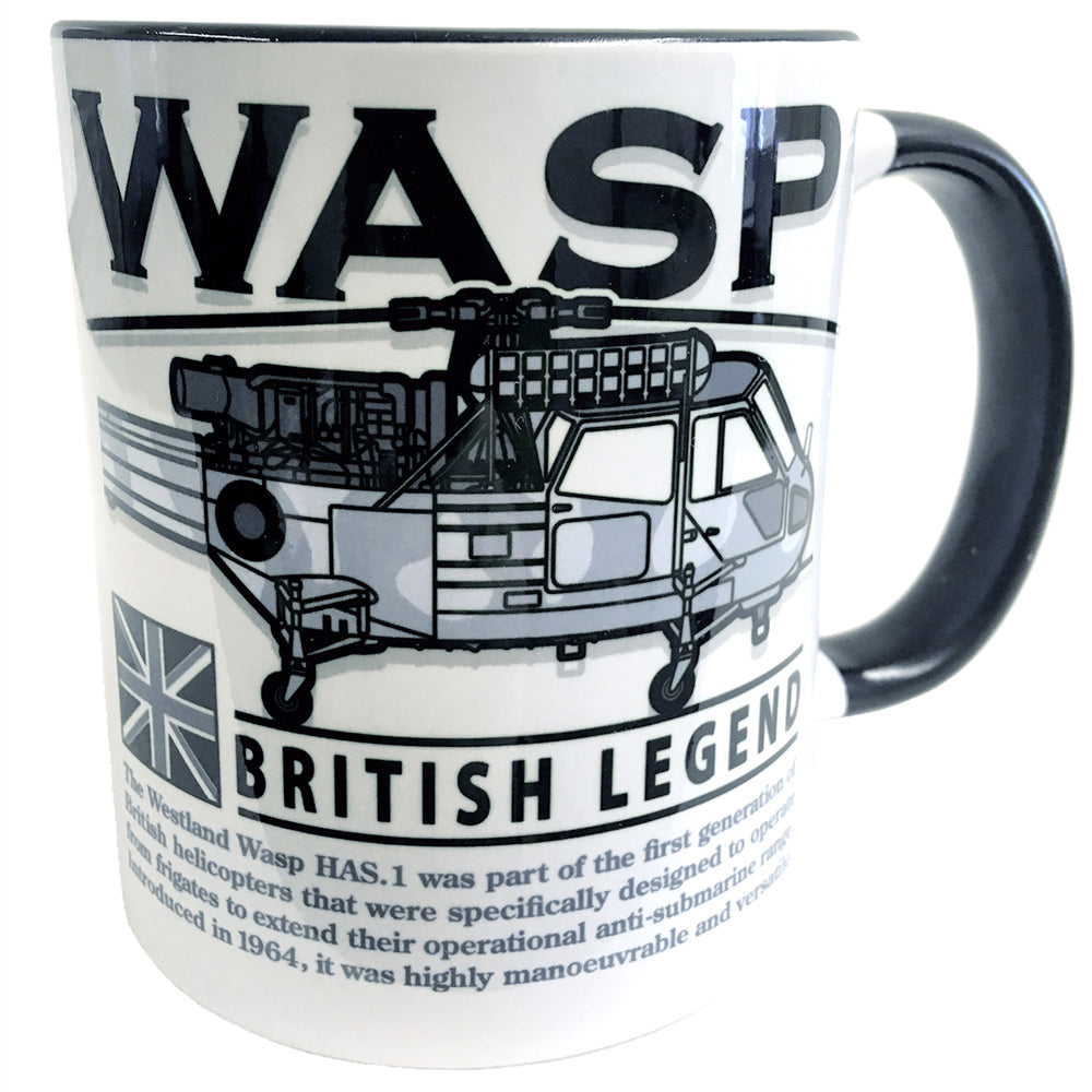 Westland Wasp Royal Navy RNZN HNLMS Military Helicopter Mug