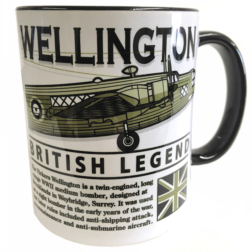 Vickers Wellington RAF RAAF RCAF FAA WW2 Medium 2 Engine Bomber Aircraft Mug