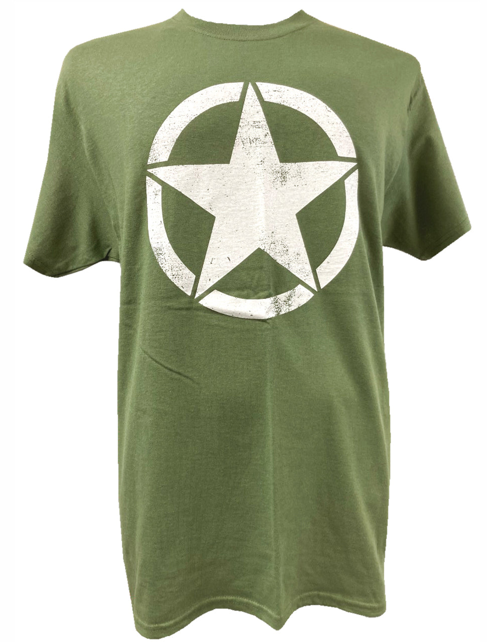 US Army White Star (Front Print) T-shirt  LIMITED AVAILABILITY - WHEN IT'S GONE IT'S GONE!