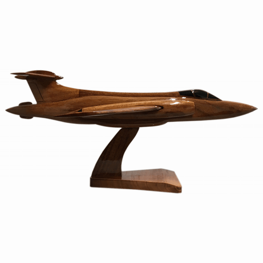 Blackburn Buccaneer RAF Royal Navy South Africa Air Force Fighter Aircraft Wooden Desktop Model