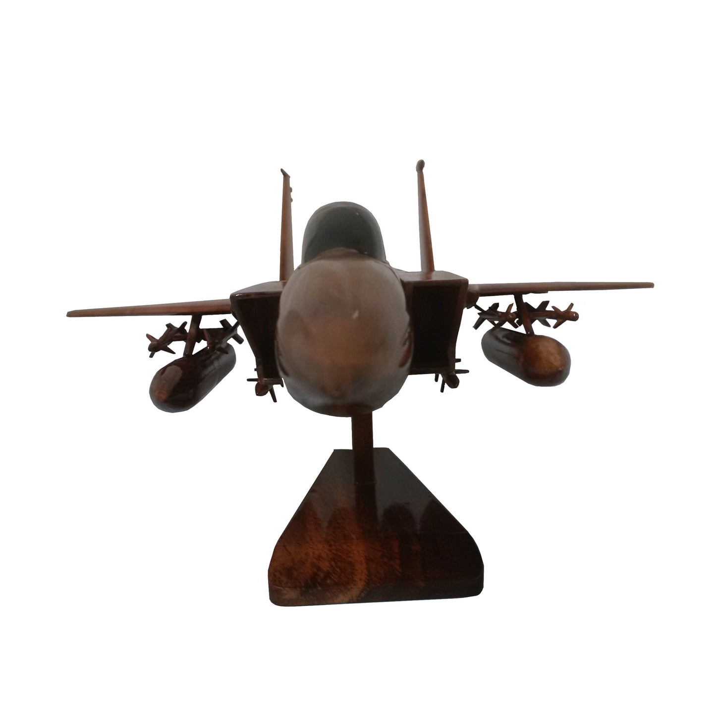 McDonnell Douglas F-15 Eagle USAF Israeli Air Force IAF Royal Saudi Air Forces Tactical Fighter Aircraft Wooden Executive Desktop Model.